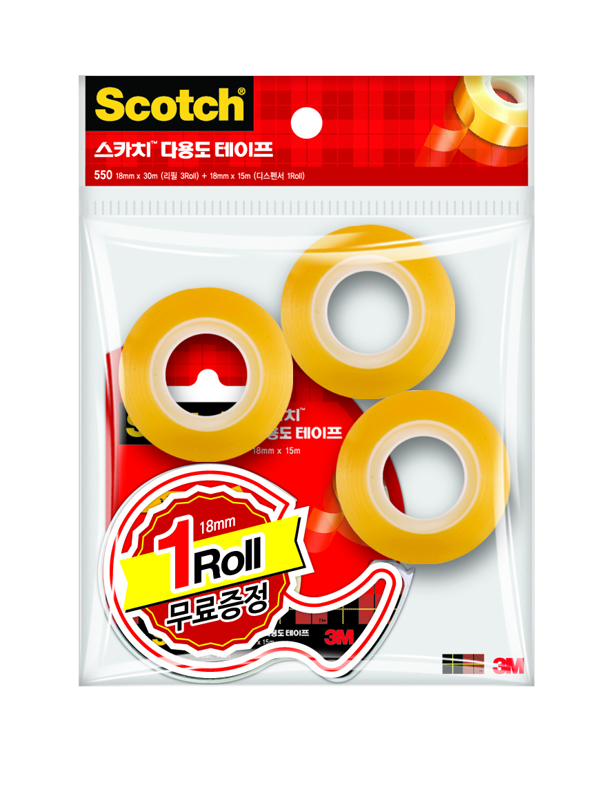 [Scotch]다용도 테이프 (18mm*15m)