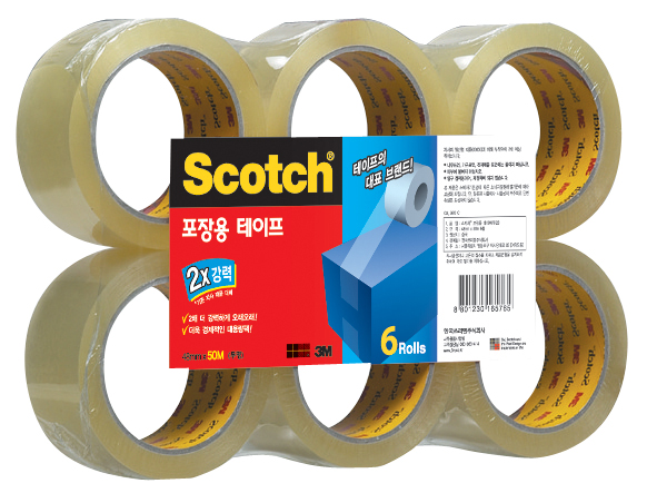 [3M]포장용테이프(45mm*50m,6롤)