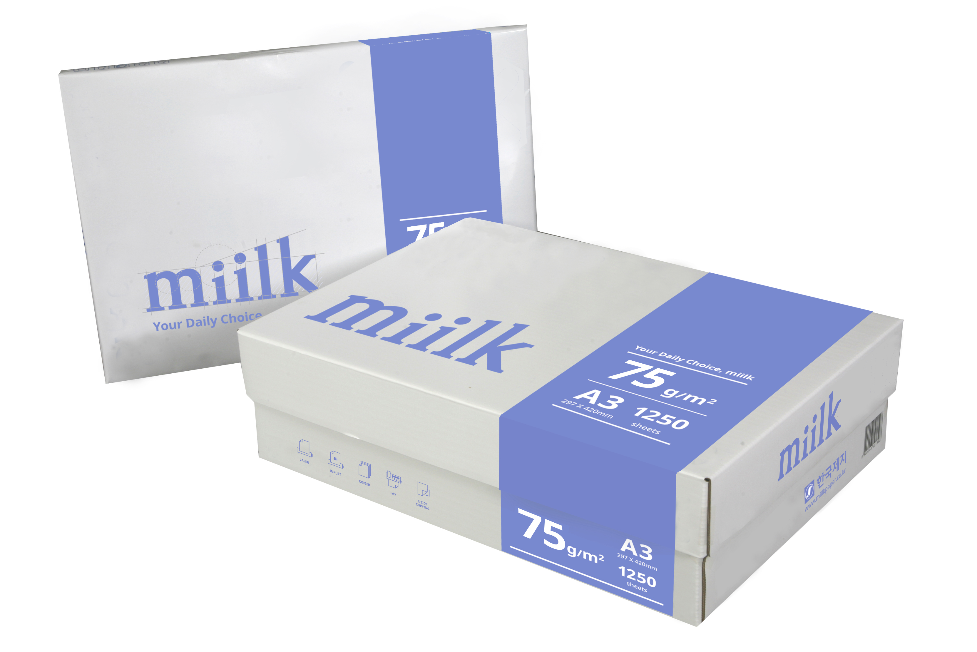 [한국제지] 복사용지(MILK 75g_A3)