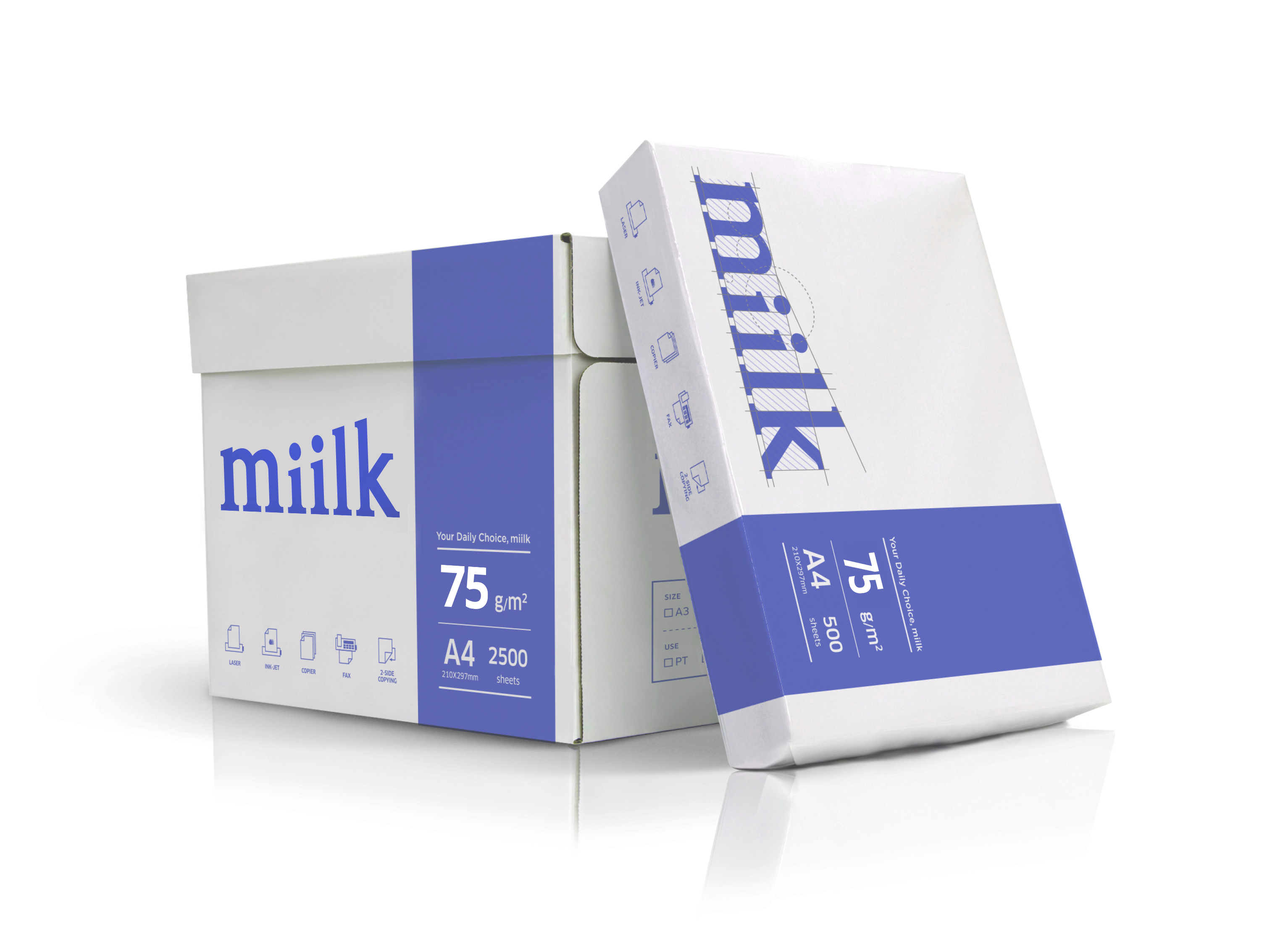 [한국제지] 복사용지(MILK 75g_A4)