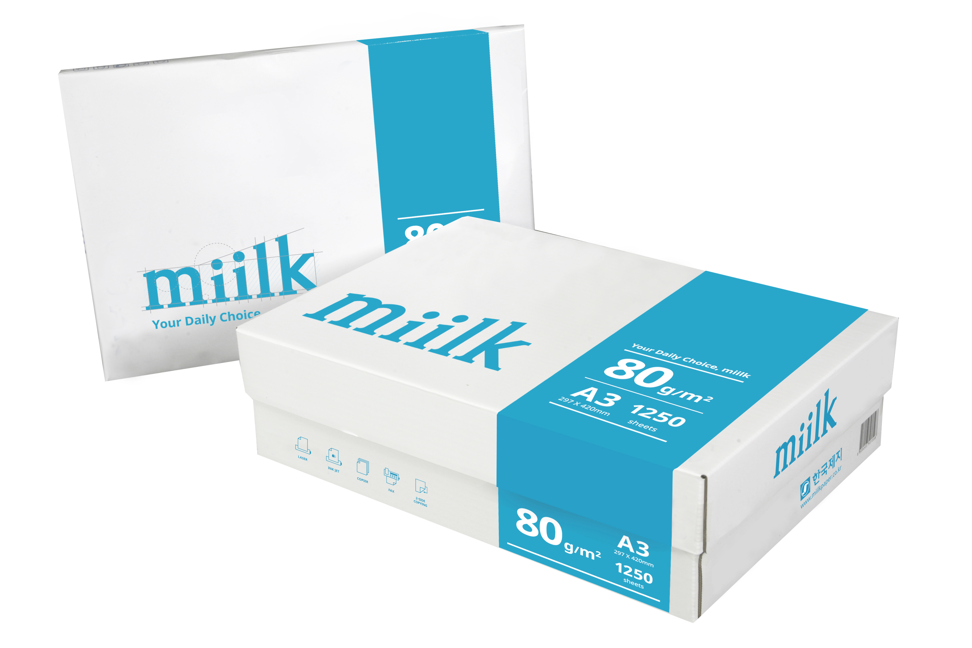 [한국제지] 복사용지(MILK 80g_A3)