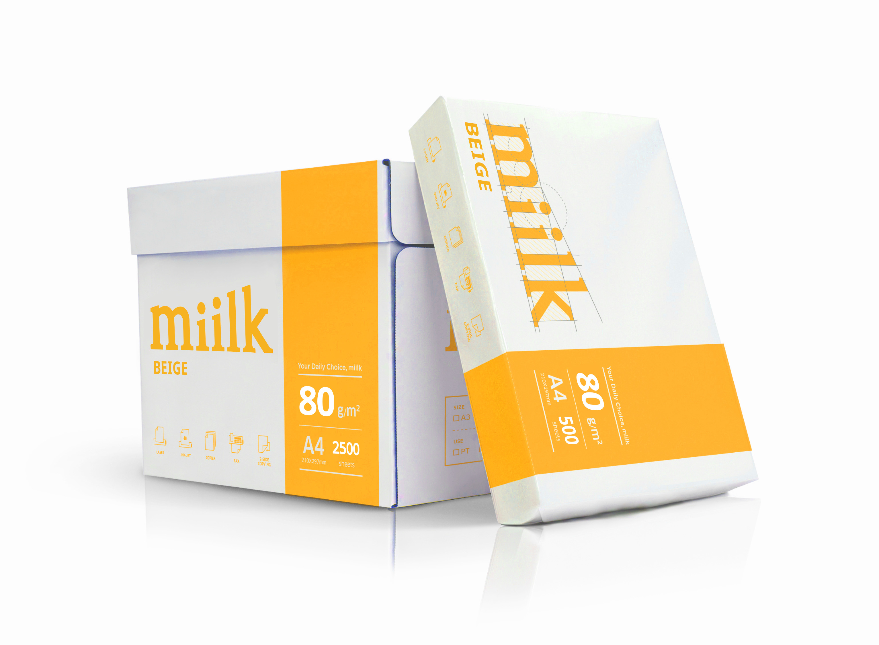 [한국제지] 복사용지(MILK Beige_A4)