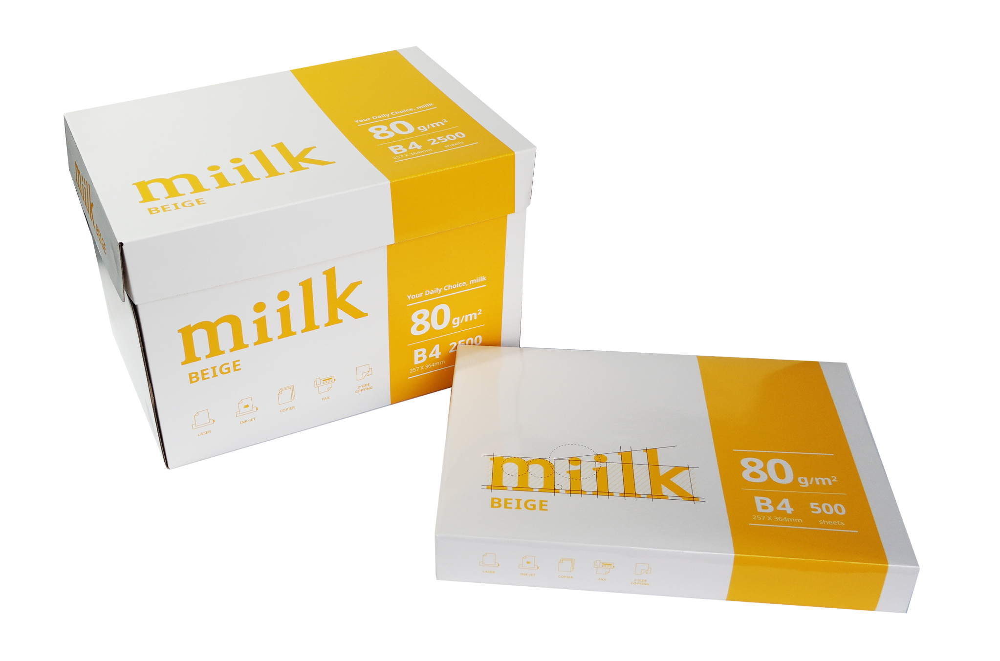[한국제지] 복사용지(MILK Beige_B4)