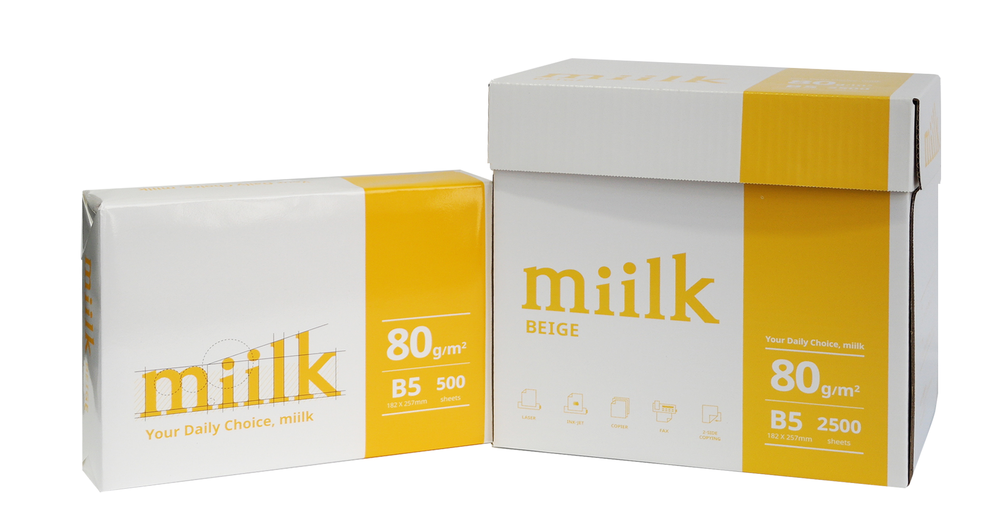 [한국제지] 복사용지(MILK Beige_B5)